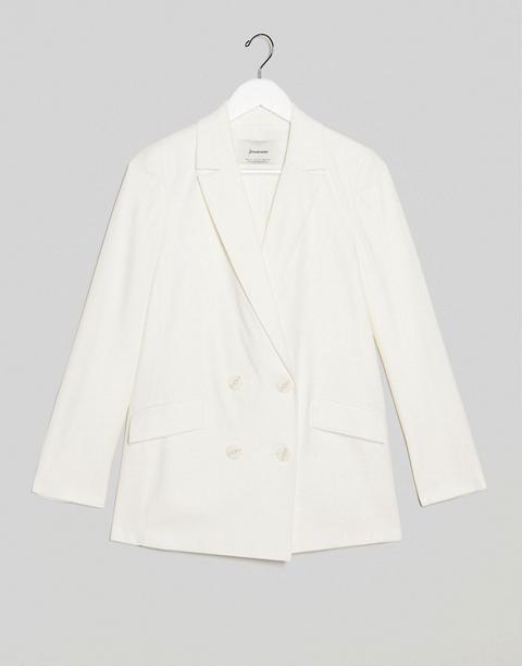 Stradivarius Blazer In White