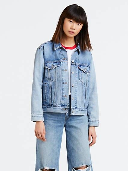 Ex Boyfriend Trucker Jacket - Blue