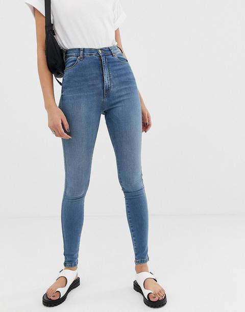 Dr Denim Moxy Jean Skinny Taille Super Haute Bleu from ASOS