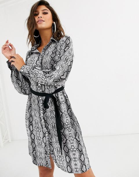 robe chemise serpent