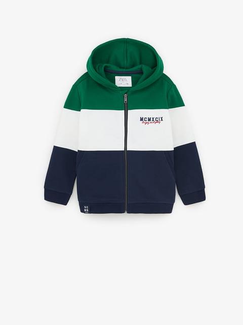 color block jacket zara