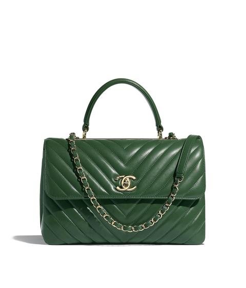 Flap Bag With Top Handle