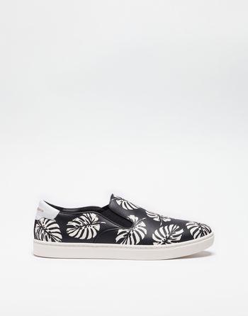 Slip On London Sneakers In Printed Leather