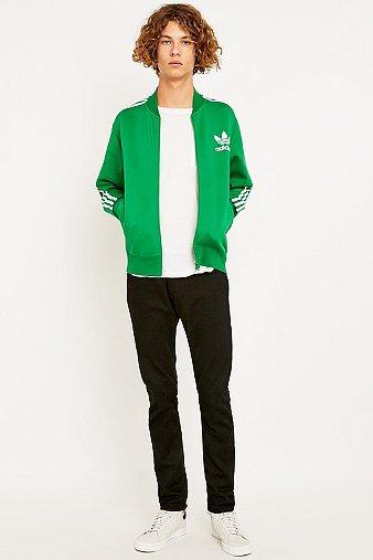 Adidas Adicolor Green And White Track Top