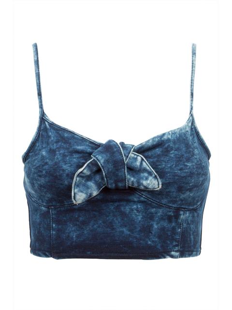 Bonita Jersey Denim Bralette