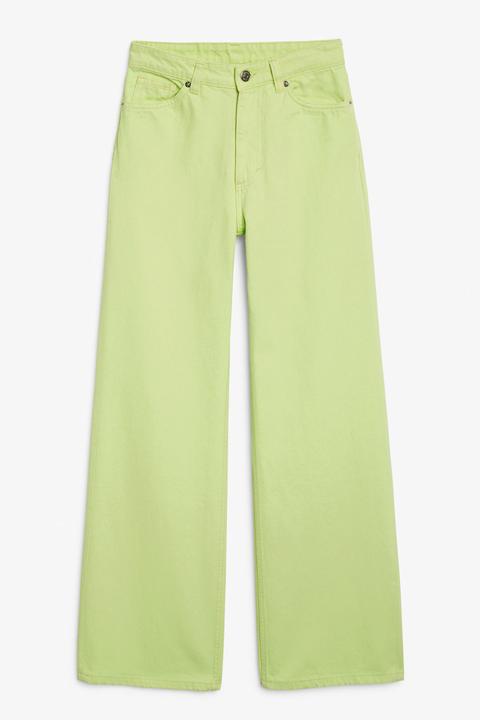 Yoko Lime Jeans - Yellow