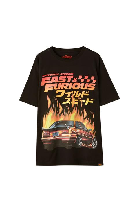 Camiseta Fast &amp; Furious Negra