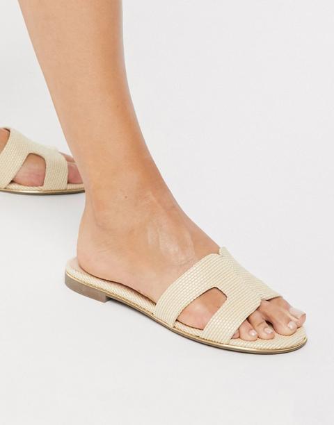 Dune Loopy Slip On Flat Sandals In 