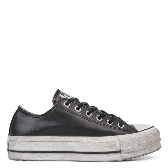 chuck taylor all star leather platform low top