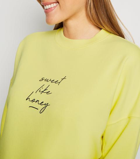 yellow honey sweatshirt