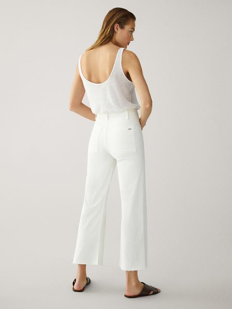 Pantalón Vaquero High Rise Culotte Fit