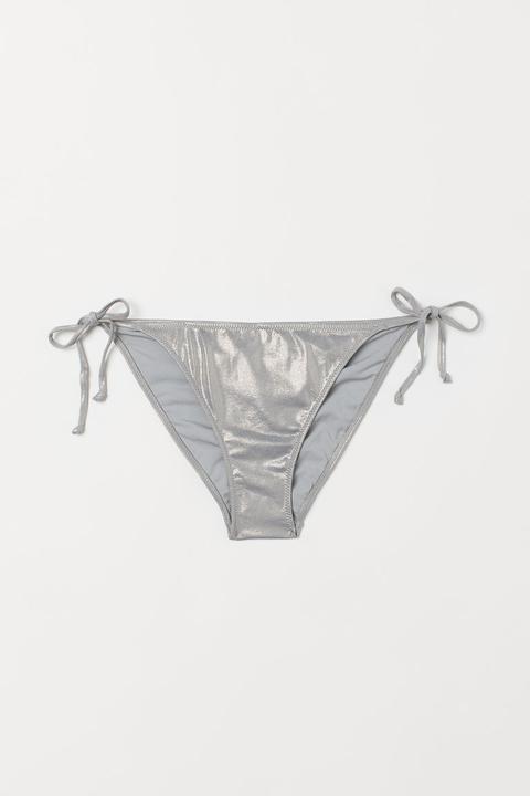Braga De Bikini Scrunch - Gris
