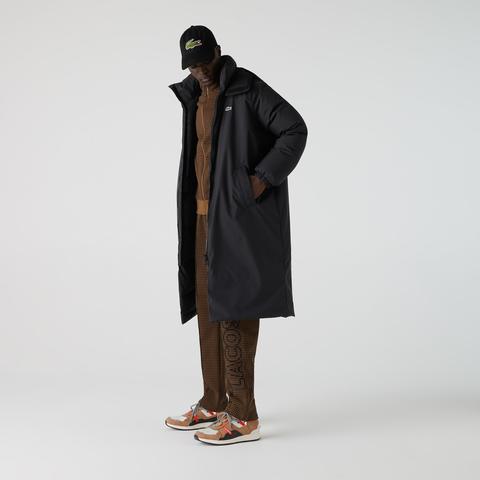 Abrigo De Hombre Lacoste Live Oversized Hidrófugo Con Capucha