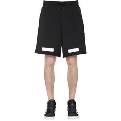 Off White College Print Shorts