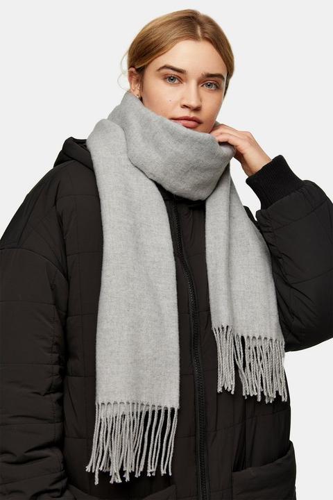 Grey Super Soft Scarf