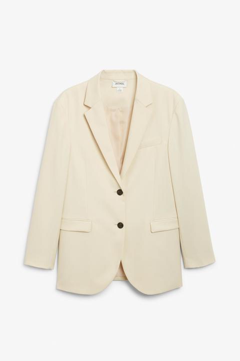 Oversized Blazer - Beige