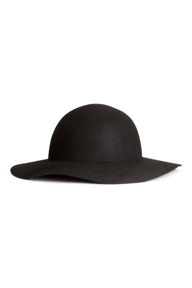 H & M - Sombrero De Lana - Negro