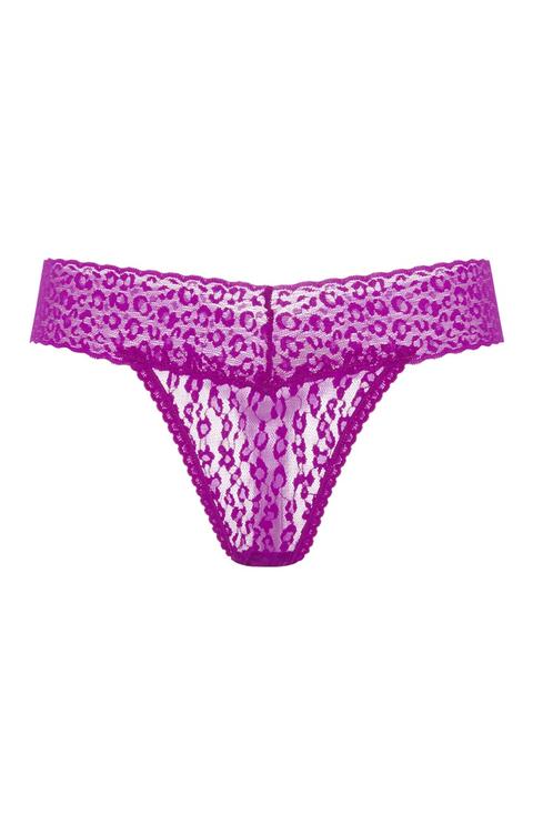 Purple Bandeau Thong from Primark on 21 Buttons