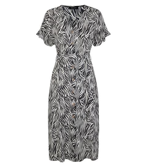 new look zebra dress