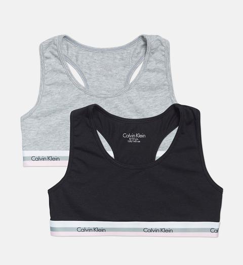 Brassiere Ragazze In Confezione Da 2 - Ck Graphic