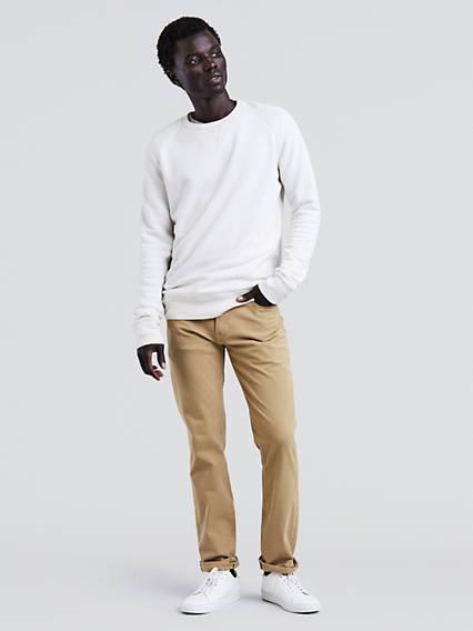 511™ Slim Fit Trousers Beige / Harvest Gold