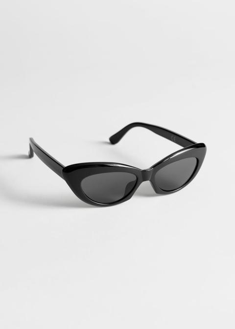 Rounded Cat Eye Sunglasses