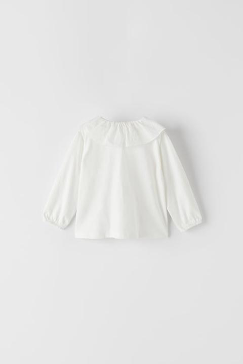 Blouse A Col Claudine From Zara On 21 Buttons