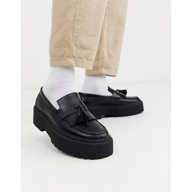 asos platform loafers men