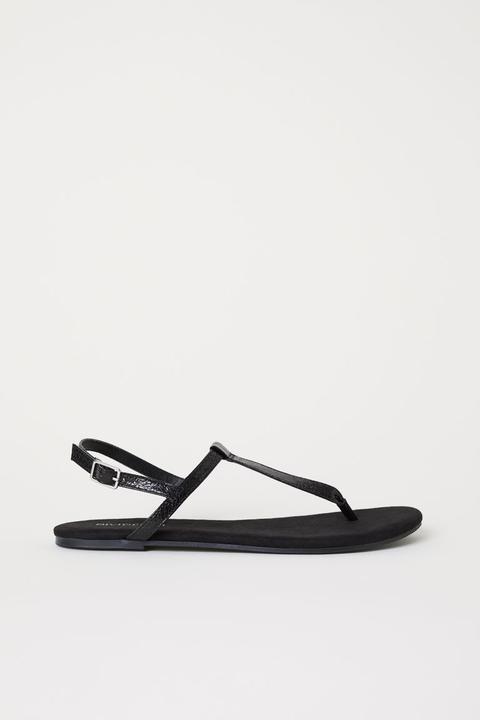 H & M - Sandali - Nero
