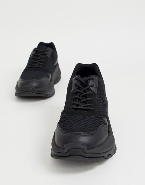 black trainers asos