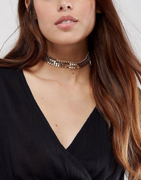 Collar Estilo Gargantilla De Cadena De Asos