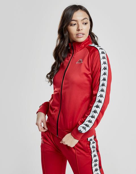 red kappa tracksuit top
