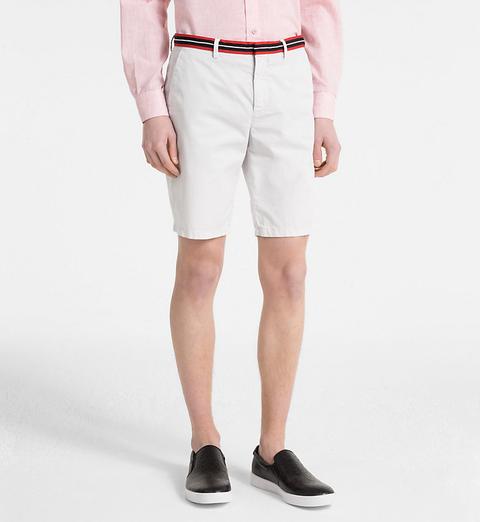 Chino-shorts Mit Tape-borte