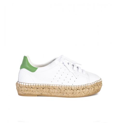 Zapatilla Kotao Blanco/verde Macarena