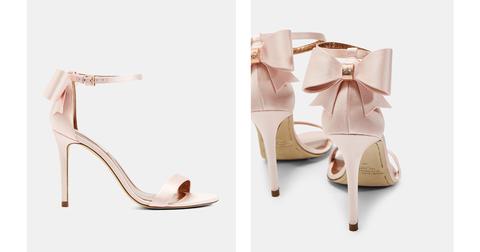 ted baker bow heeled sandals