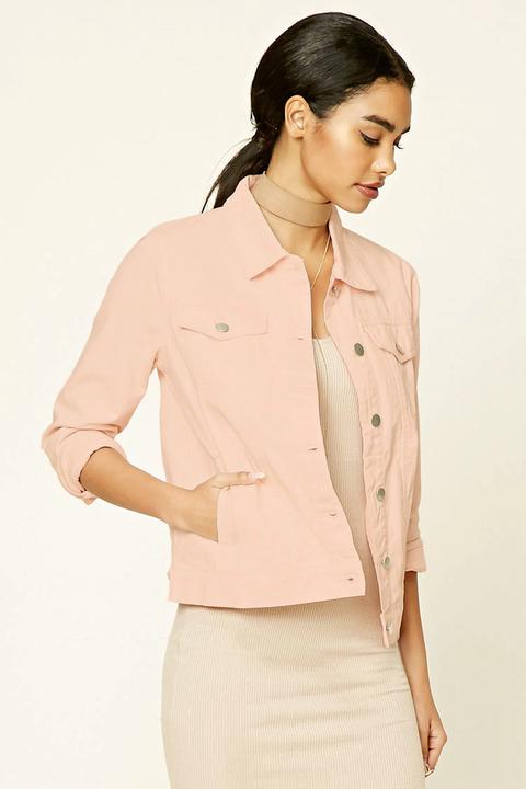 Boxy Button-front Jacket