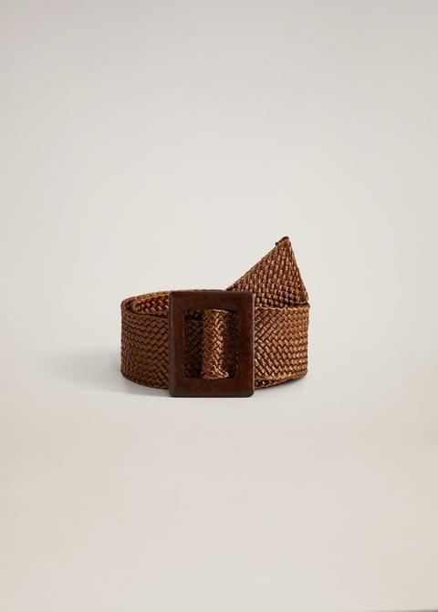 Ceinture Tressée Bois