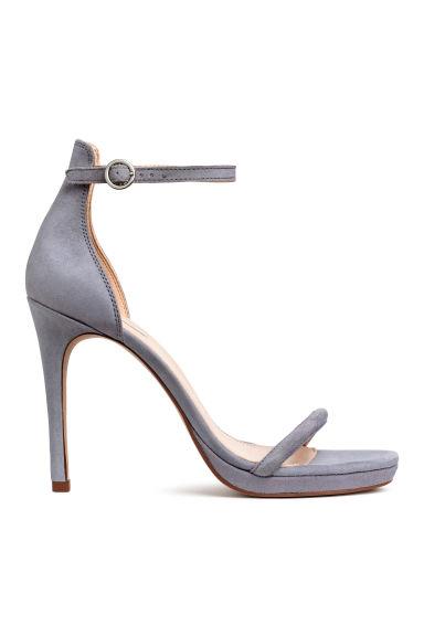 Sandali In Pelle Scamosciata