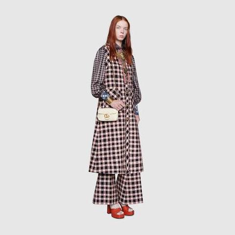 Sac Super Mini Gg Marmont En Cuir Matelassé