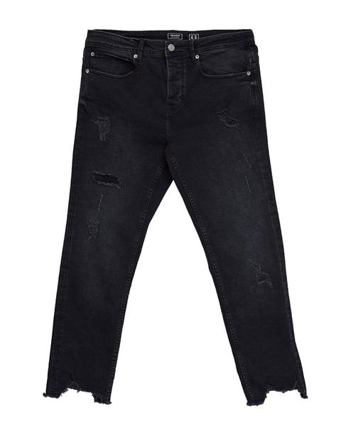 Jeans Slim Premium Strappi Orlo Sfrangiato