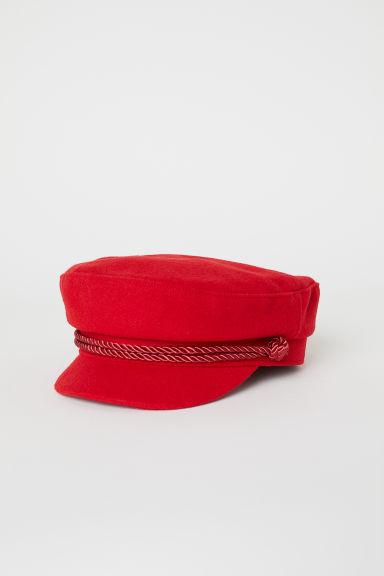 H & M - Berretto Da Capitano - Rosso