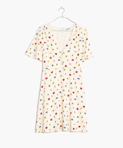 madewell orchard flutter sleeve dress