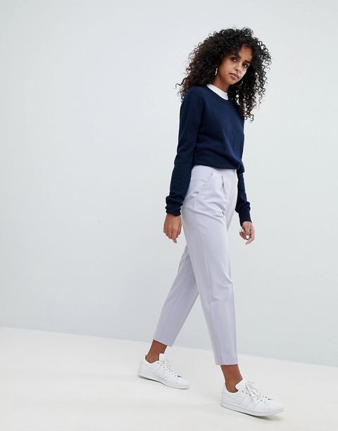 Asos Design - Mix & Match - Pantaloni A Sigaretta - Grigio