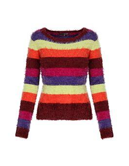 Pullover Multicolor In Peluche