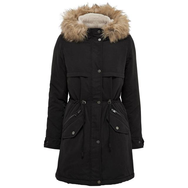 Only Langer Parka Damen Schwarz From Only On 21 Buttons