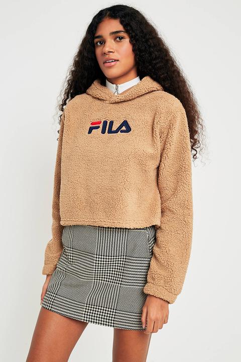 Fila Toffee Teddy Hoodie - Womens Xs