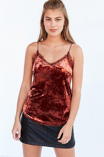 Kimchi Blue After Hours Velvet Lace Cami - Womens S