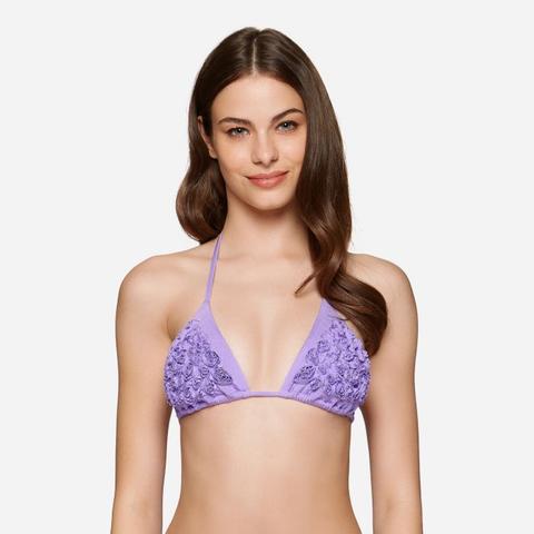 Top Bikini Triangolo Roselline