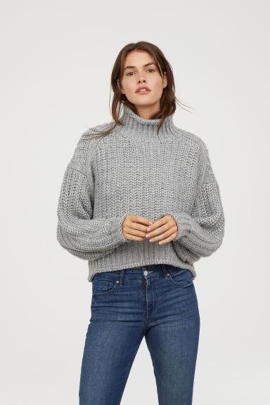 Ribbed Turtleneck Sweater