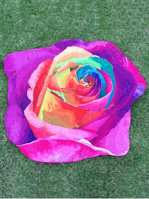 Throw Multicolor Del Diseño De Rose Beach
